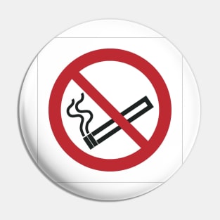 No smoking sticker/magnet Pin