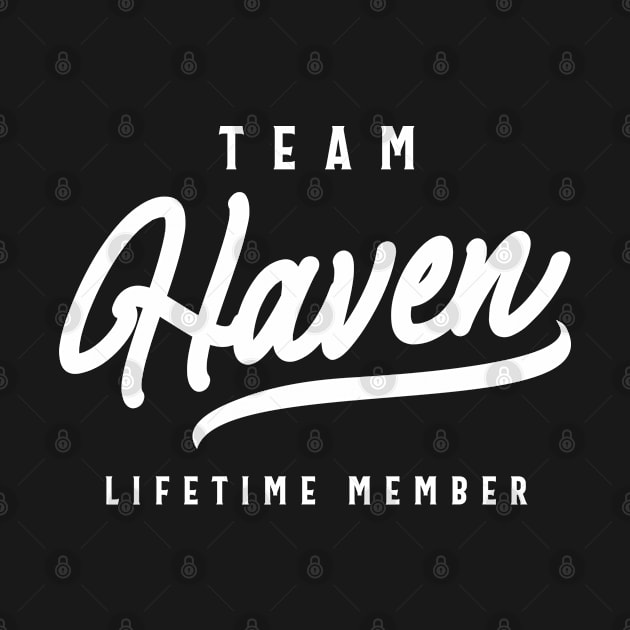 Team Haven Lifetime Member Personalized Name by cidolopez