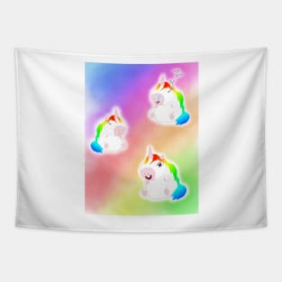 Body Positive Unicorn Tapestry