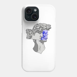 Copy of Marble David and skull Pop Art Phone Case