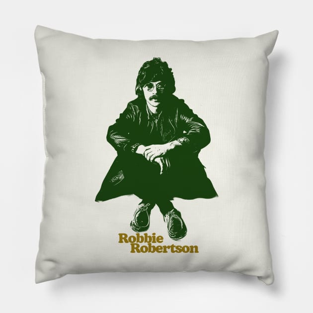 Robbie Robertson /\/ Original Retro Design Pillow by DankFutura