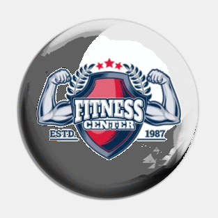 Fitness center estd 1987 Pin