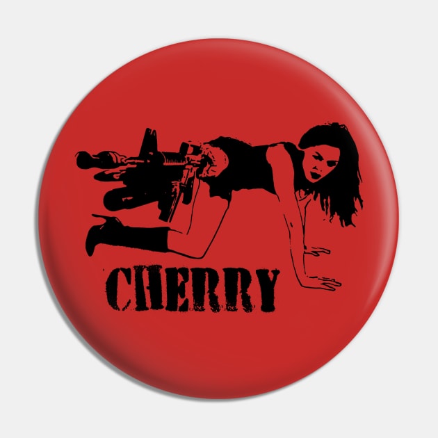 Cherry Darling Pin by IconStencils