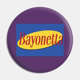 Bayonetta Seinfeld logo! Pin