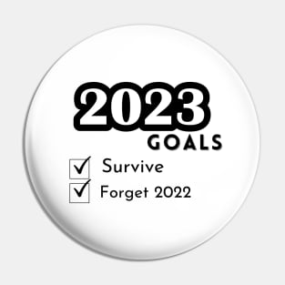 2023 Goals design Pin