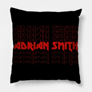 IRON TEXT || ADRIAN SMITH Pillow