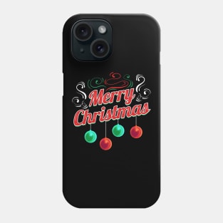 Christmas Tree Balls Logo Merry Christmas Phone Case