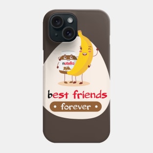 Best friends forever - Banana & Nutella T-Shirt Phone Case