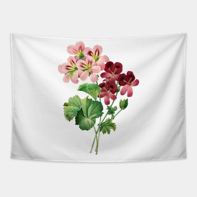 Pink Flower Tapestry by Lauren Cude