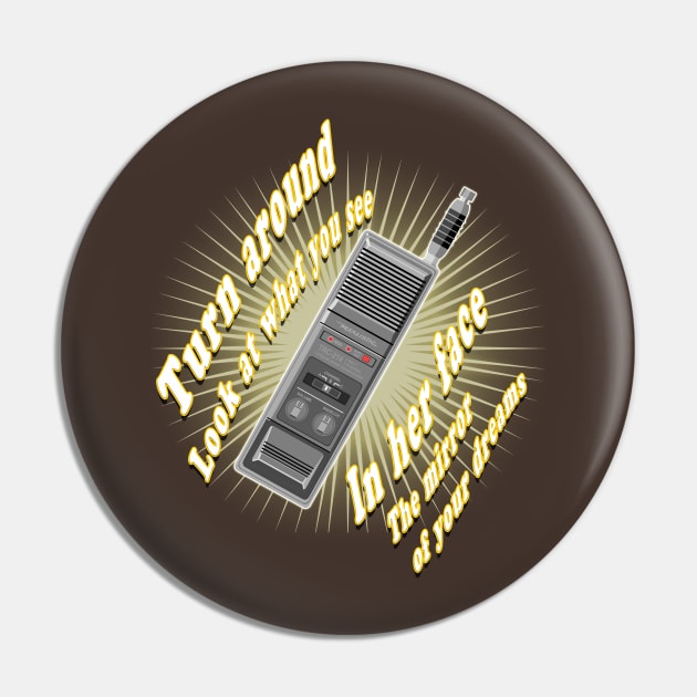 Dustin's Radio Pin by scoffin