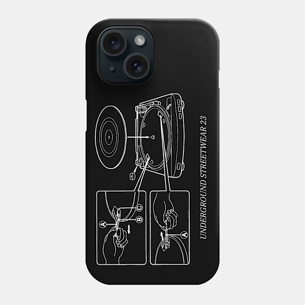 Dj Turntabel Vinyl Phone Case by T-Shirt Dealer