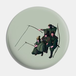 Fishing Samurai Pin