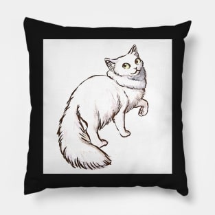 Watercolor Burmilla Pillow