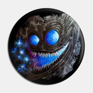 Silly Smiling Face With Escaping Fairies Pin