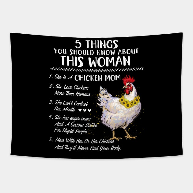 5 Things You Should Know About This Woman She Is A Chicken Mom Tapestry by neonatalnurse