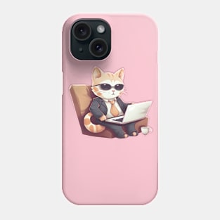 The Entrepreneurial Cat Phone Case