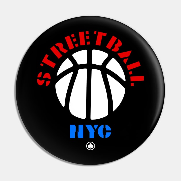 STREETBALL NYC 3 Pin by undergroundART