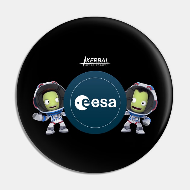 KERBAL WITH ESA LOGO Pin by Tracy Daum