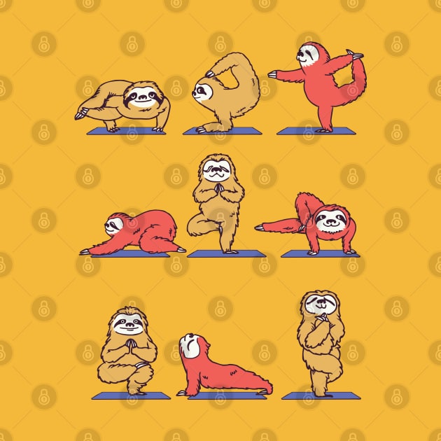 Sloth Yoga by huebucket