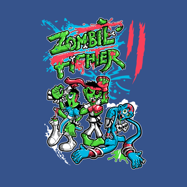 Zombie Fighter by JakGibberish