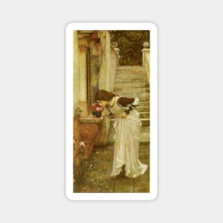 The Shrine by John William Waterhouse Magnet