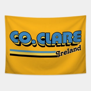 County Clare / Irish Retro County Pride Design Tapestry