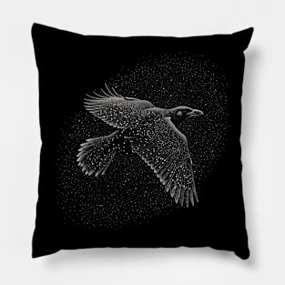 Star Raven Pillow