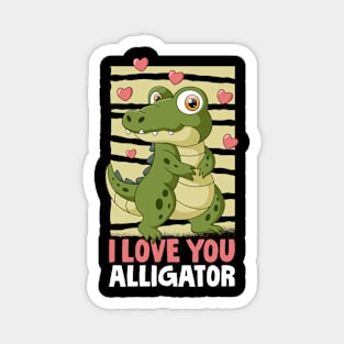 Funny Alligator Lover and Zookeeper Kids Crocodile Gator Magnet