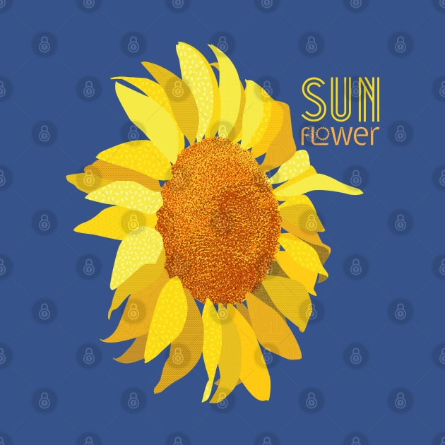 Sunflower Yellow Patterns by Lisa
