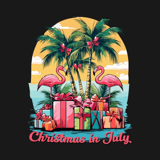 Holiday Heatwave | 'Christmas in July' Summer Delight T-Shirt by Indigo Lake