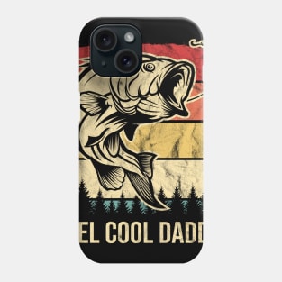 Vintage Reel Cool Daddy Retro Bass Fishing Phone Case