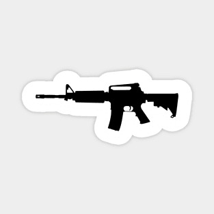 AR-15 Rifle Silhouette Magnet