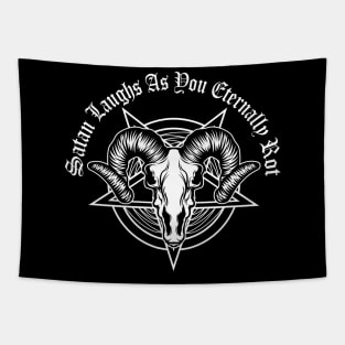 Thrash Metal with Satanic Pentagram Tapestry