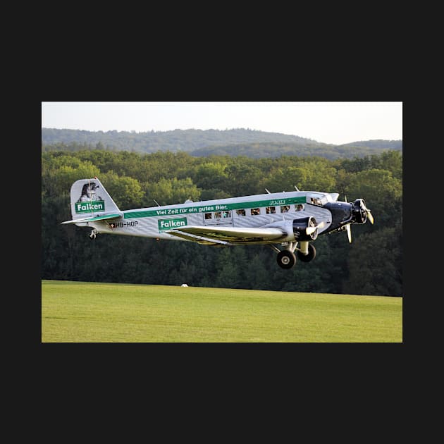 Junkers JU-52 - JU-Air - Falken During Take-off by holgermader