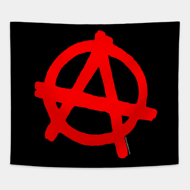 Anarchy Symbol Chaos Punk Rock Anarchist Anarchy Tapestry Teepublic