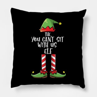 Snarky Sassy Elf Sarcastic Matching Family Christmas Party Pillow