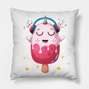 Cute Ice Cream Unicorn Pillow