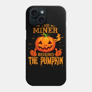 Mens The CHEF Behind The Pumpkin T shirt Funny Halloween T Shirt_MINER Phone Case