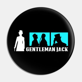 Anne Lister Silhouettes Pin