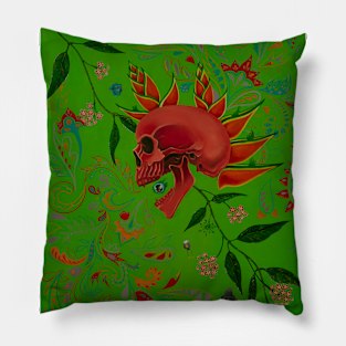 Skull pattern pillow Pillow