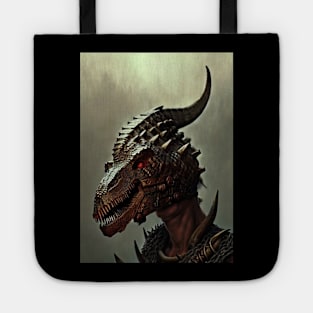 Painting Dinosaur Mask Tote