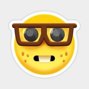 Confused Nerd Emoji Meme - Design Magnet