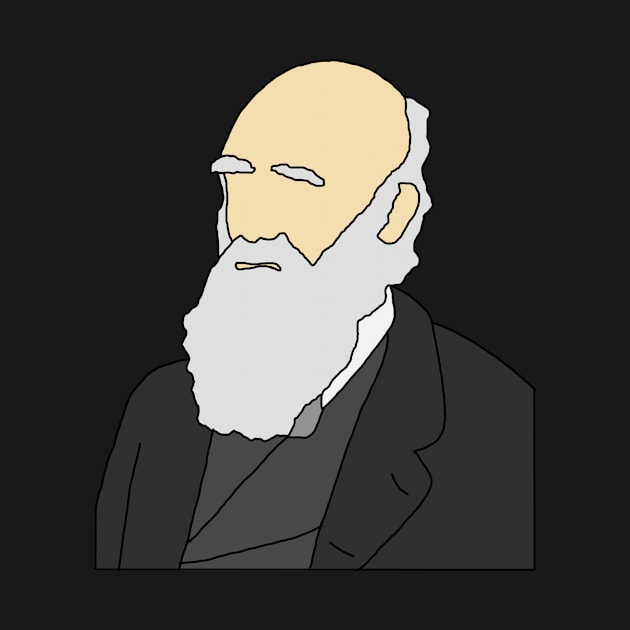 Charles Darwin Illustration by ThingRubyDoes