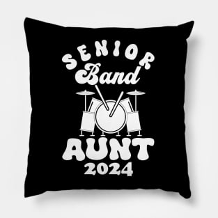 senior Band Aunt 2024 Pillow