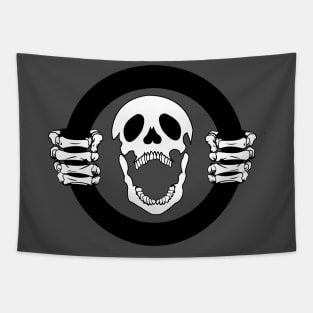 Scary Skull Tapestry