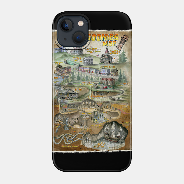 Goonies Map - Goonies - Phone Case