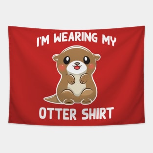 Cute Baby Otter Tapestry