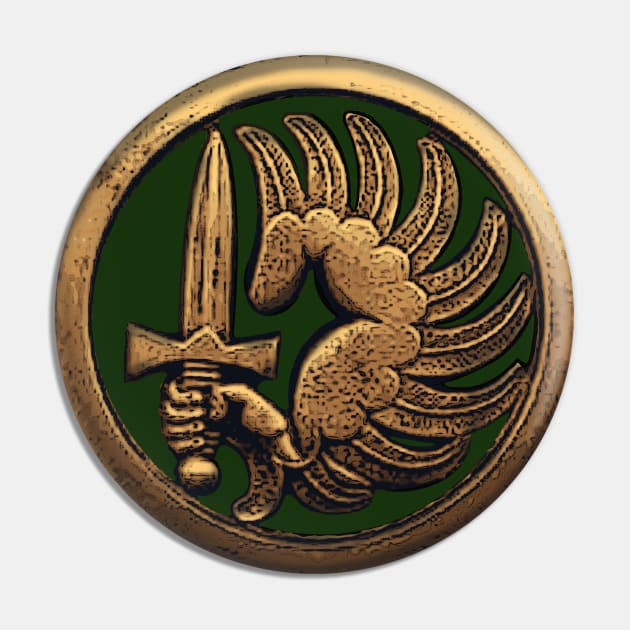 French Foreign Legion Para Badge Pin by Hellacious Designs