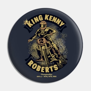 Motorcycle_Legend_King_Kenny_Roberts Pin