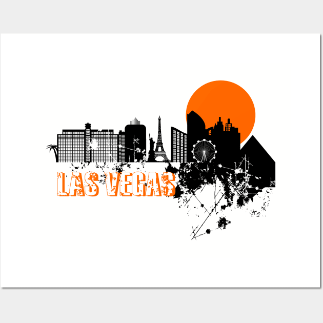 Las Vegas Wall Art, Skyline Of Las Vegas